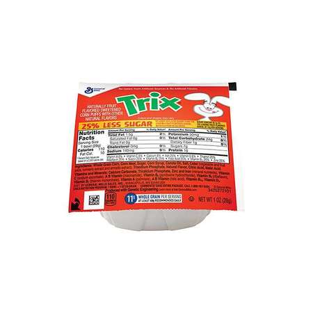 TRIX Trix 25% Less Sugar Cereal 1 oz. Bowl, PK96 16000-31922